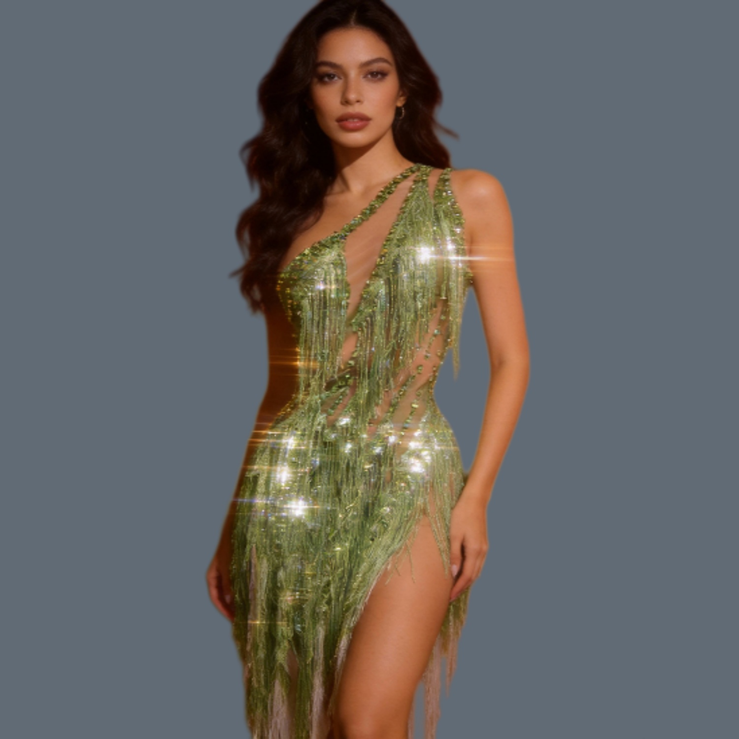 Sexy Damen-Minikleid mit glitz – Sparkly Rhinestone Club Party Dress Bewertung und Preis
