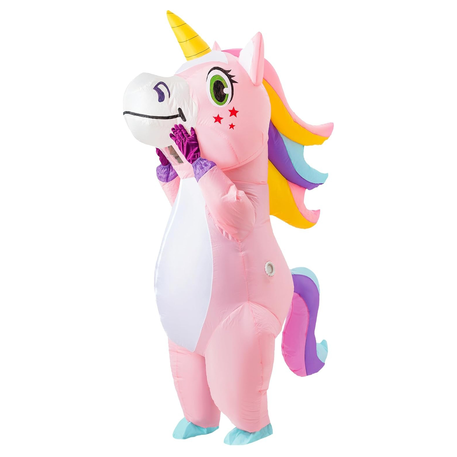 Aufblasbares Einhorn-Kostüm fü – Dresses Bewertung und Preis