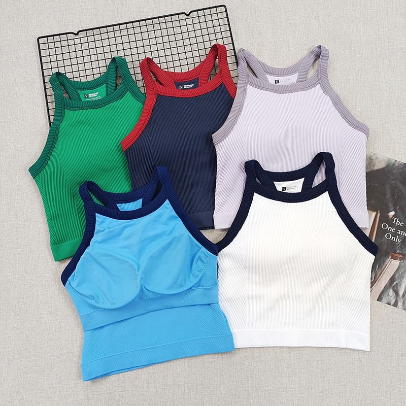 Gerippte Trainingssets für Dam – Seamless Ribbed Workout Tank Top Bewertung und Preis