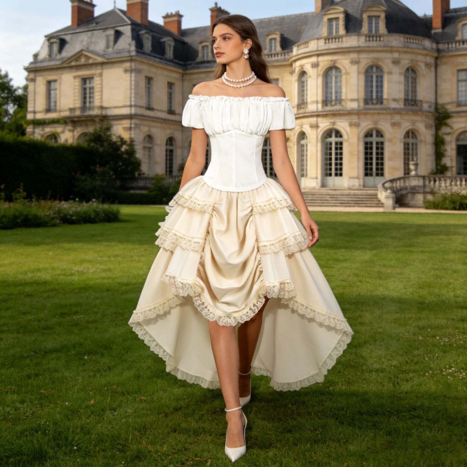 Renaissance-Rock mit asymmetri – Skirts Bewertung und Preis